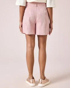 Discount Shorts mit Leinen-Anteil Hosen