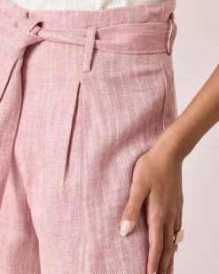 Discount Shorts mit Leinen-Anteil Hosen