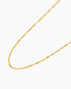 Sale Singapurkette, gespiegelt Halsketten & Colliers