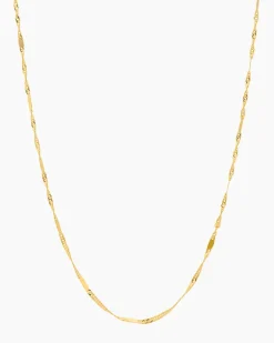 Sale Singapurkette, gespiegelt Halsketten & Colliers