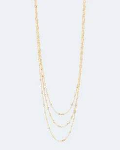 Clearance Singapurketten Set mit Magnetverschluss Halsketten & Colliers