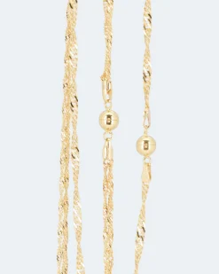 Clearance Singapurketten Set mit Magnetverschluss Halsketten & Colliers