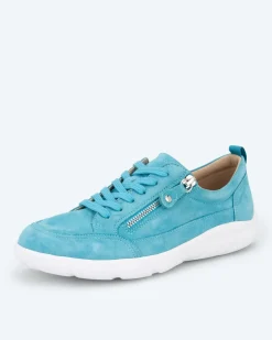 Discount Sneaker in Velours-Optik Schuhe