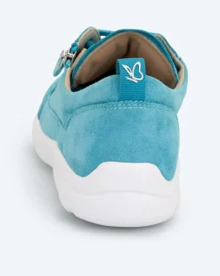 Discount Sneaker in Velours-Optik Schuhe