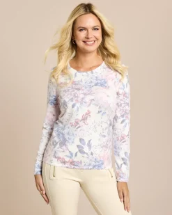 Soft Pullover Hortensien-Rosen-Mix Strickware