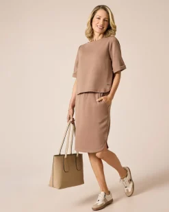 Clearance Soft Sweat Boxy Shirt Shirts & Tops