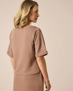 Clearance Soft Sweat Boxy Shirt Shirts & Tops