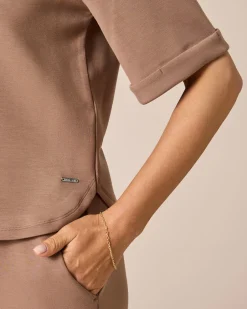 Clearance Soft Sweat Boxy Shirt Shirts & Tops