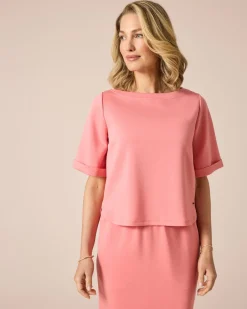 Clearance Soft Sweat Boxy Shirt Shirts & Tops