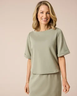 Clearance Soft Sweat Boxy Shirt Shirts & Tops