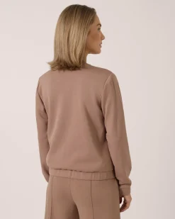 Clearance Soft Sweat Jacke mit Druckknöpfen Jacken & Mäntel