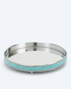 Best Spiegeltablett mit Perlen Dekoration