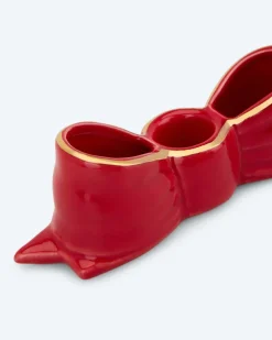 Sale Stabkerzenhalter Schleife, 4tlg. Dekoration