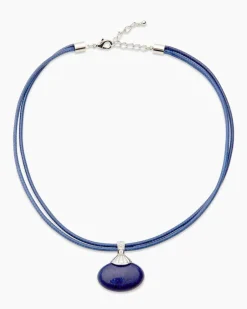 Best Stein-Collier mit Textilband Halsketten & Colliers