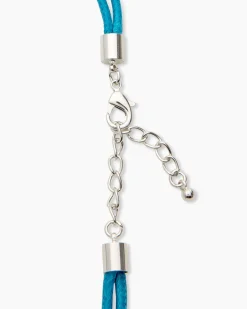 Best Stein-Collier mit Textilband Halsketten & Colliers