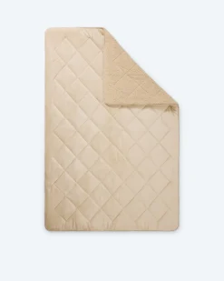 Sale Steppbett in Cashma Plüsch/ Lammfell-Optik Heimtextilien