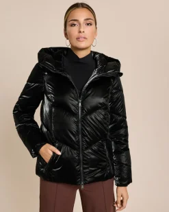 Hot Steppjacke in Metalloptik Jacken & Mäntel