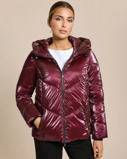 Hot Steppjacke in Metalloptik Jacken & Mäntel