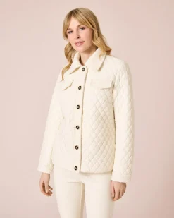 Best Steppjacke mit Bouclé-Besatz Jacken & Mäntel