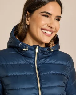 Sale Steppjacke mit Fake Down Füllung Jacken & Mäntel