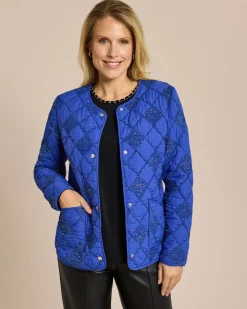 Discount Steppjacke mit Lurex Jacken & Mäntel