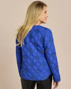 Discount Steppjacke mit Lurex Jacken & Mäntel