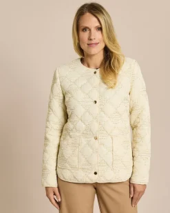 Discount Steppjacke mit Lurex Jacken & Mäntel