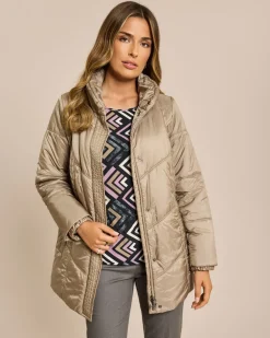 Steppjacke mit voluminösem Stehkragen Jacken & Mäntel