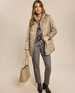 Steppjacke mit voluminösem Stehkragen Jacken & Mäntel