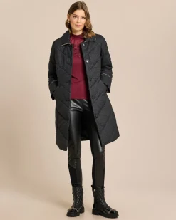 Steppmantel mit Kettendetail Jacken & Mäntel