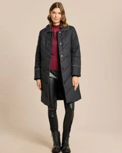 Steppmantel mit Kettendetail Jacken & Mäntel