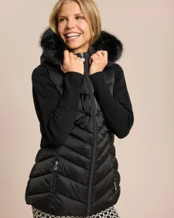 New Steppweste mit Webpelzbesatz Jacken & Mäntel