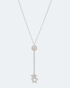 Clearance Stern-Collier mit Zirkonia Halsketten & Colliers