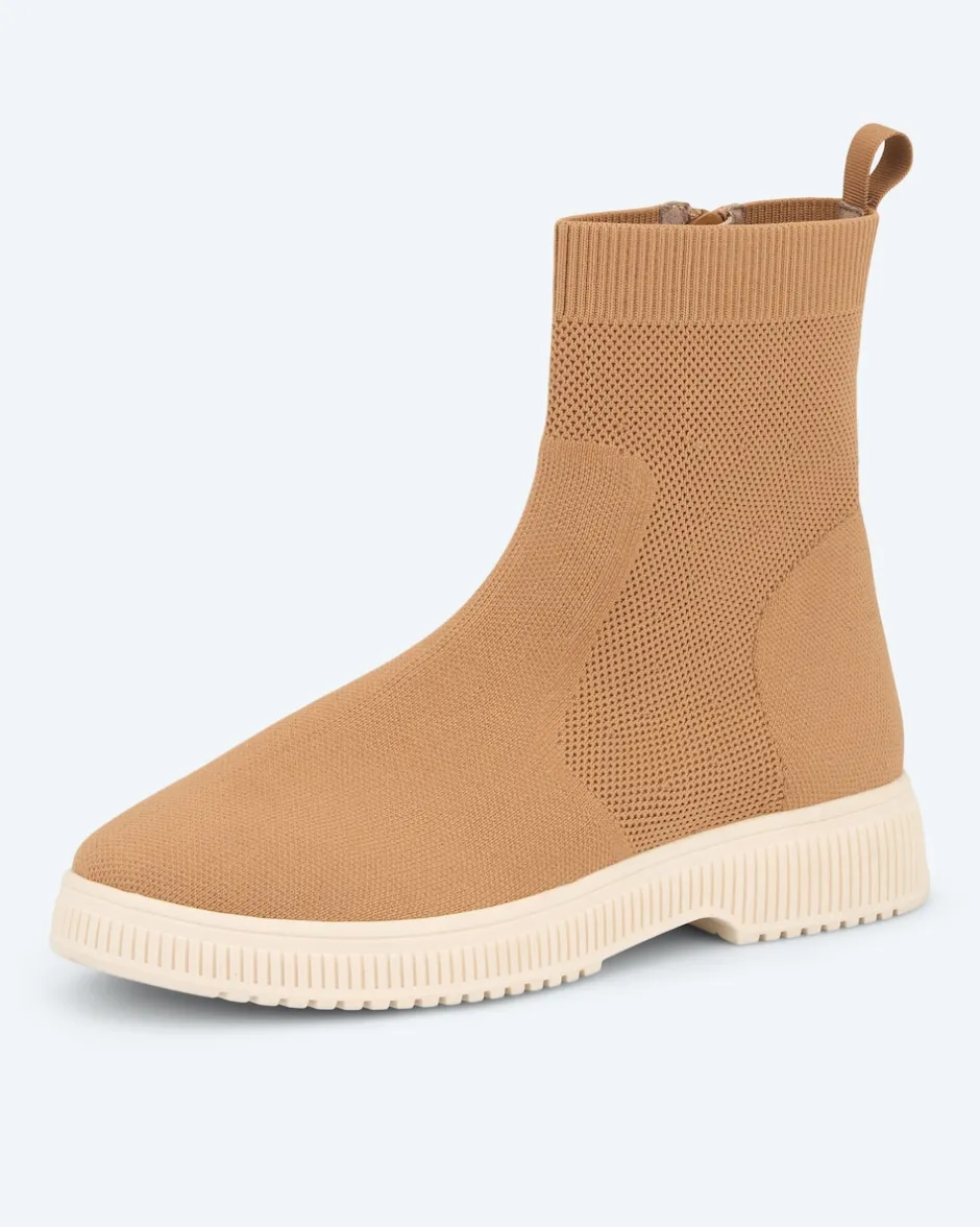 Hot Stiefelette aus Strick Schuhe