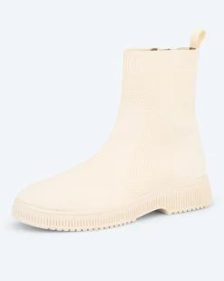 Hot Stiefelette aus Strick Schuhe