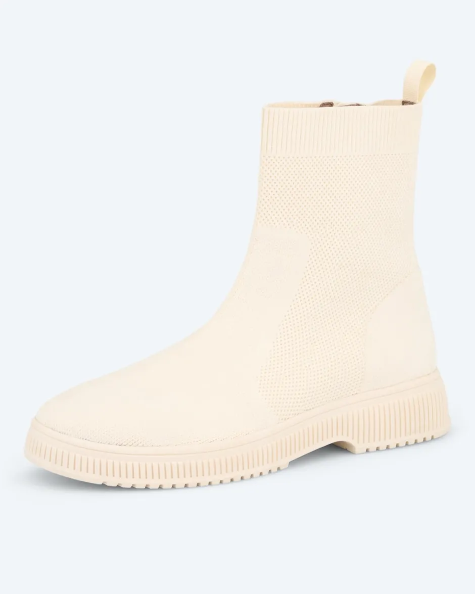 Hot Stiefelette aus Strick Schuhe