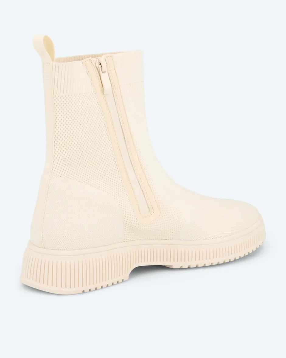 Hot Stiefelette aus Strick Schuhe