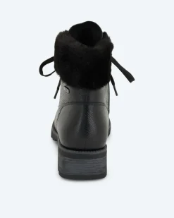 Online Stiefelette mit Webpelz Schuhe