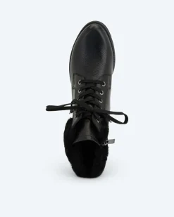 Online Stiefelette mit Webpelz Schuhe