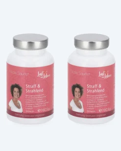 Hot Straff & Strahlend, 2x 180 Kps. Nahrungsergänzung