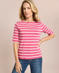 Outlet Streifen Shirt Shirts & Tops