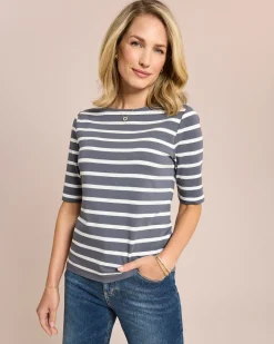 Outlet Streifen Shirt Shirts & Tops