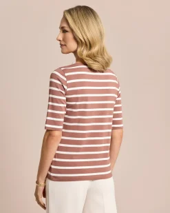 Outlet Streifen Shirt Shirts & Tops