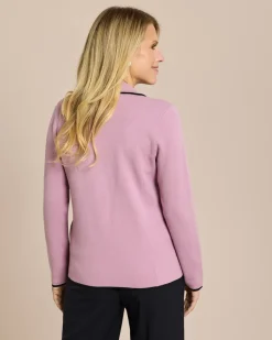 Hot Strickblazer mit Kontrasteinfassung Strickware