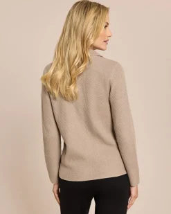 New Strick-Blazer mit Wollanteil mercerisiert Strickware