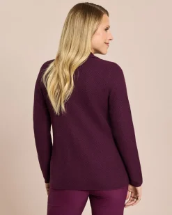 New Strick-Blazer mit Wollanteil mercerisiert Strickware