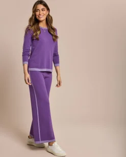 Sale Strickhose mit Farbdetail Hosen