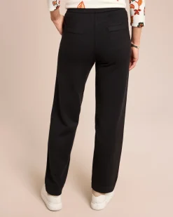 Discount Strickhose mit Strass-Galon-Streifen Hosen