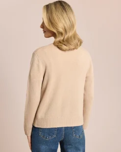 New Strickjacke 7/8 Arm Strickware