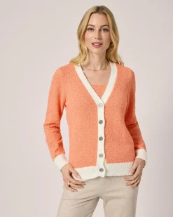 New Strickjacke aus Flauschgarn Strickware